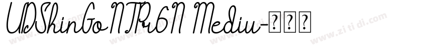 UDShinGoNTPr6N Mediu字体转换